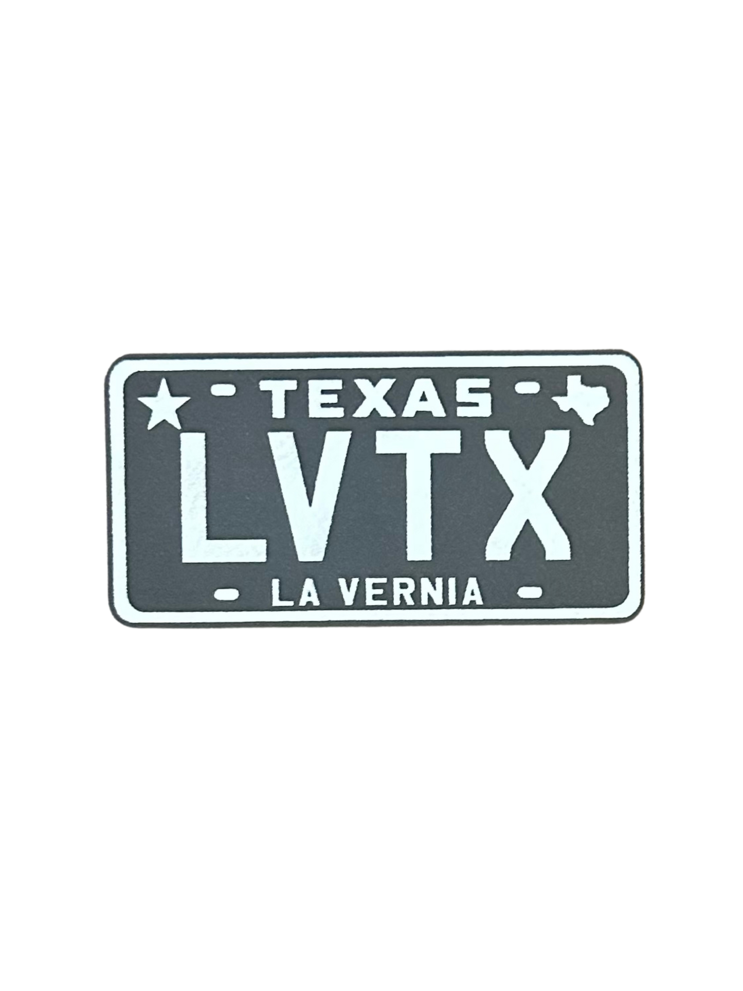 LV TX License Plate  - Richardson 112 Cap - OSFM - 3 Design Options