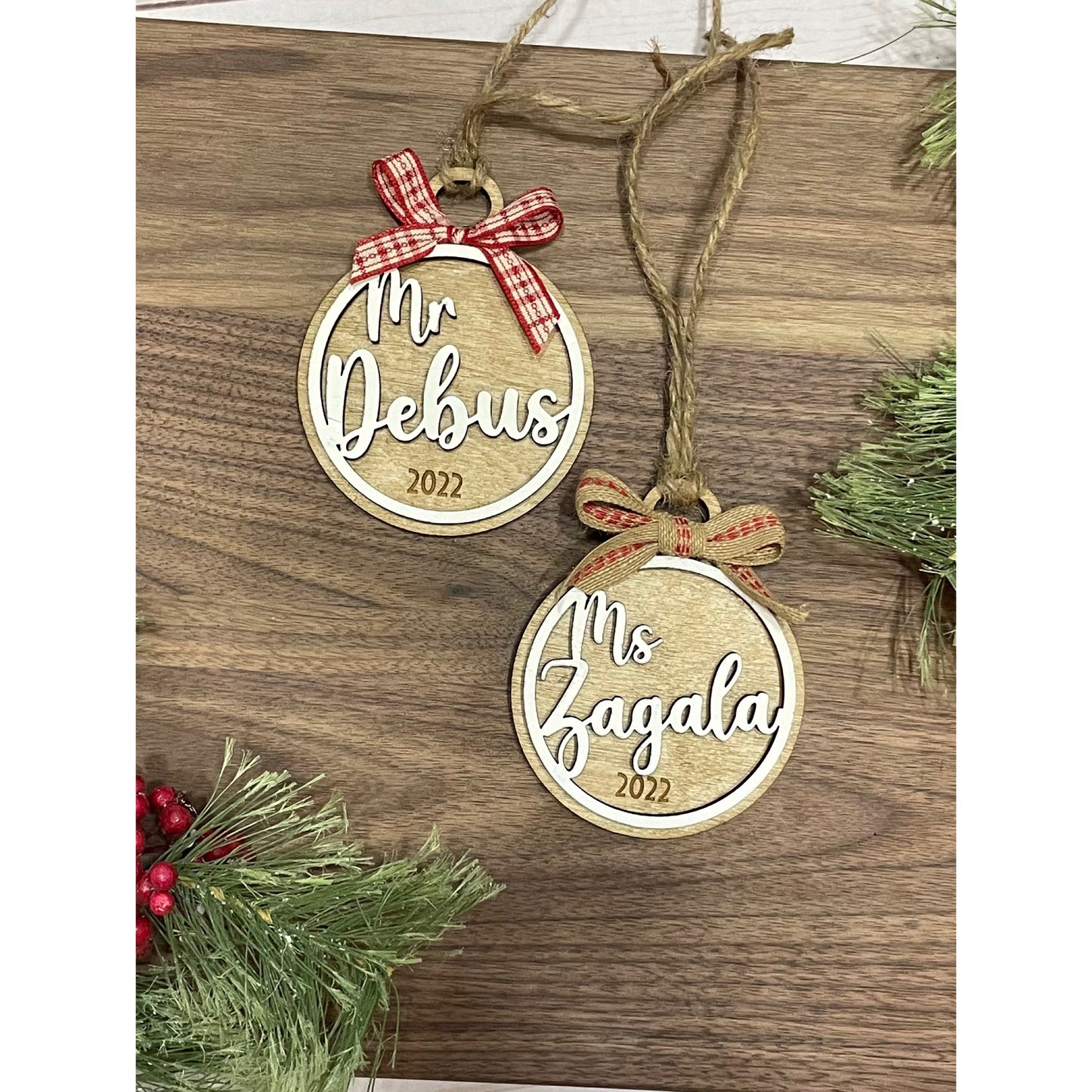 3D Layered Name Ornament