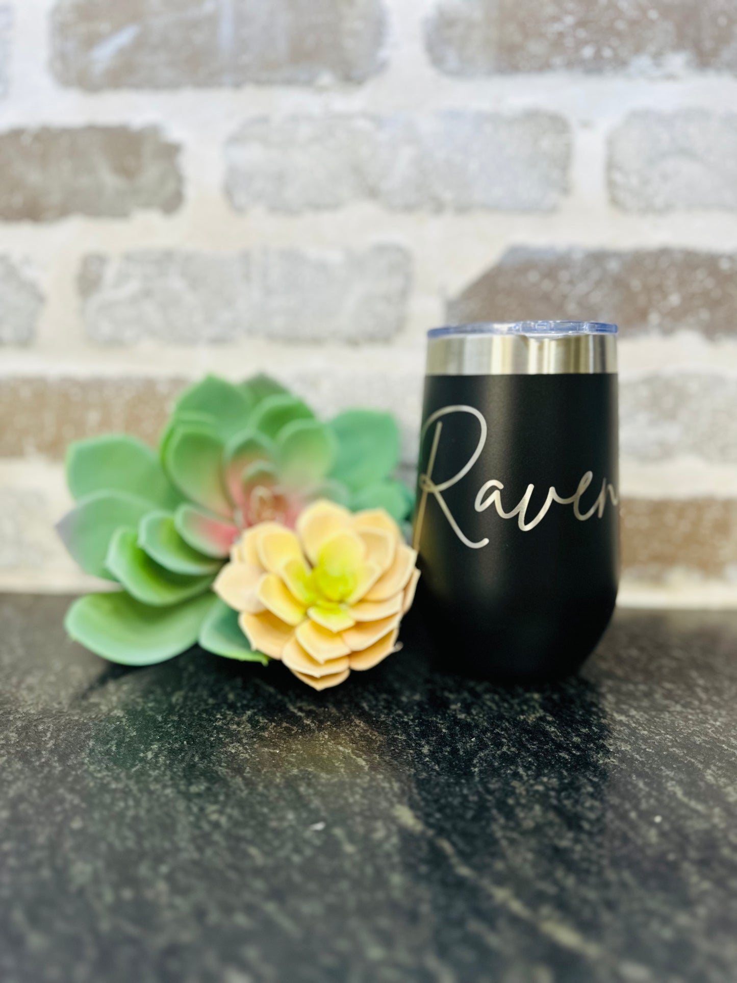 12/16 oz Wine Tumbler Cup - Engraved/Personalized - Polar Camel