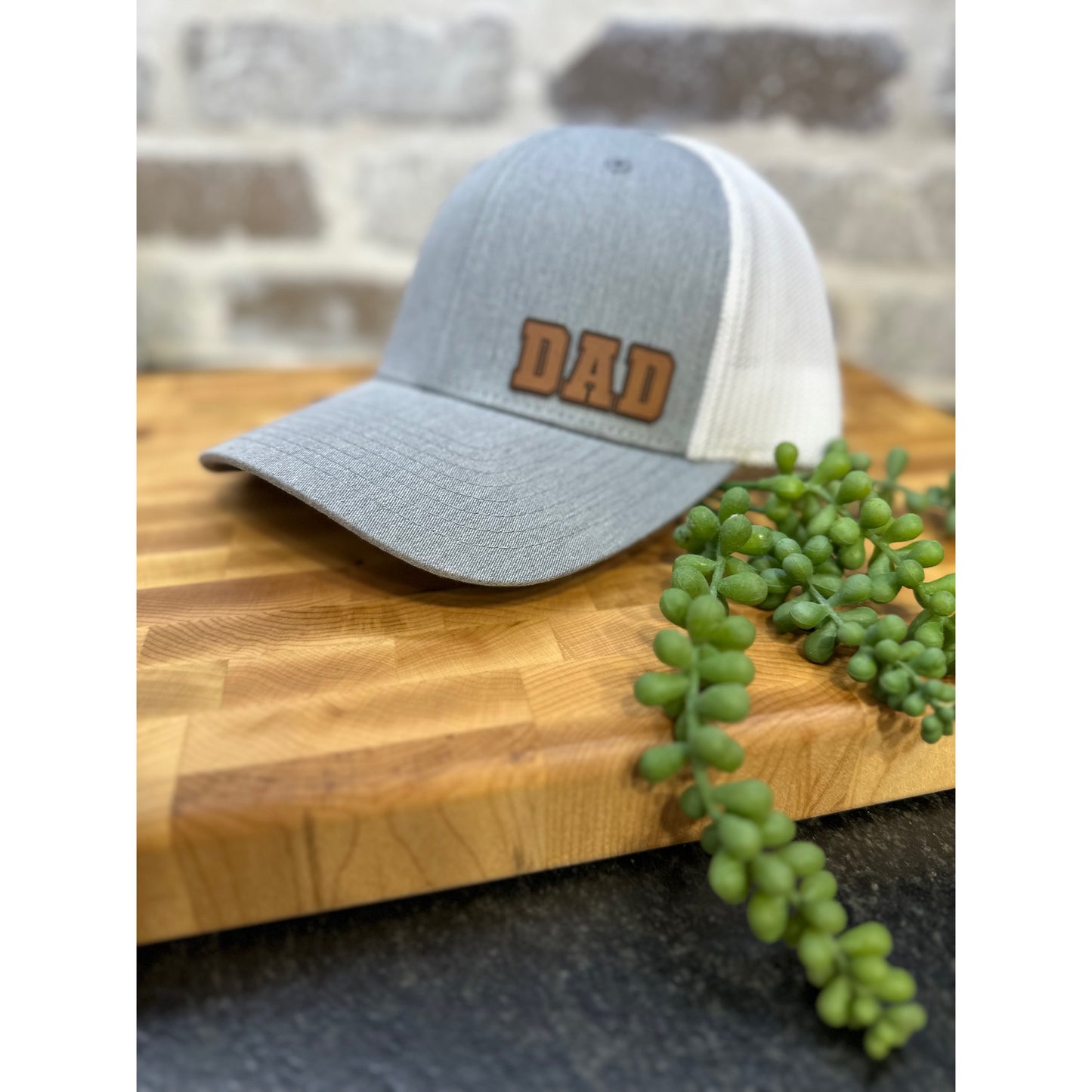 DAD Cap - Die-Cut Leatherette Hat Patch - Richardson 112