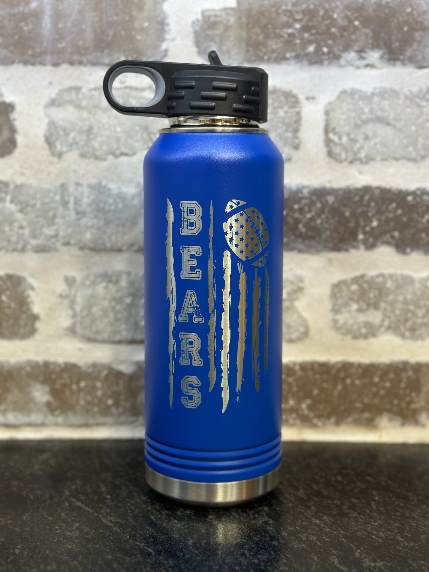 Water Bottle with Straw - Engraved/Personalized - Polar Camel