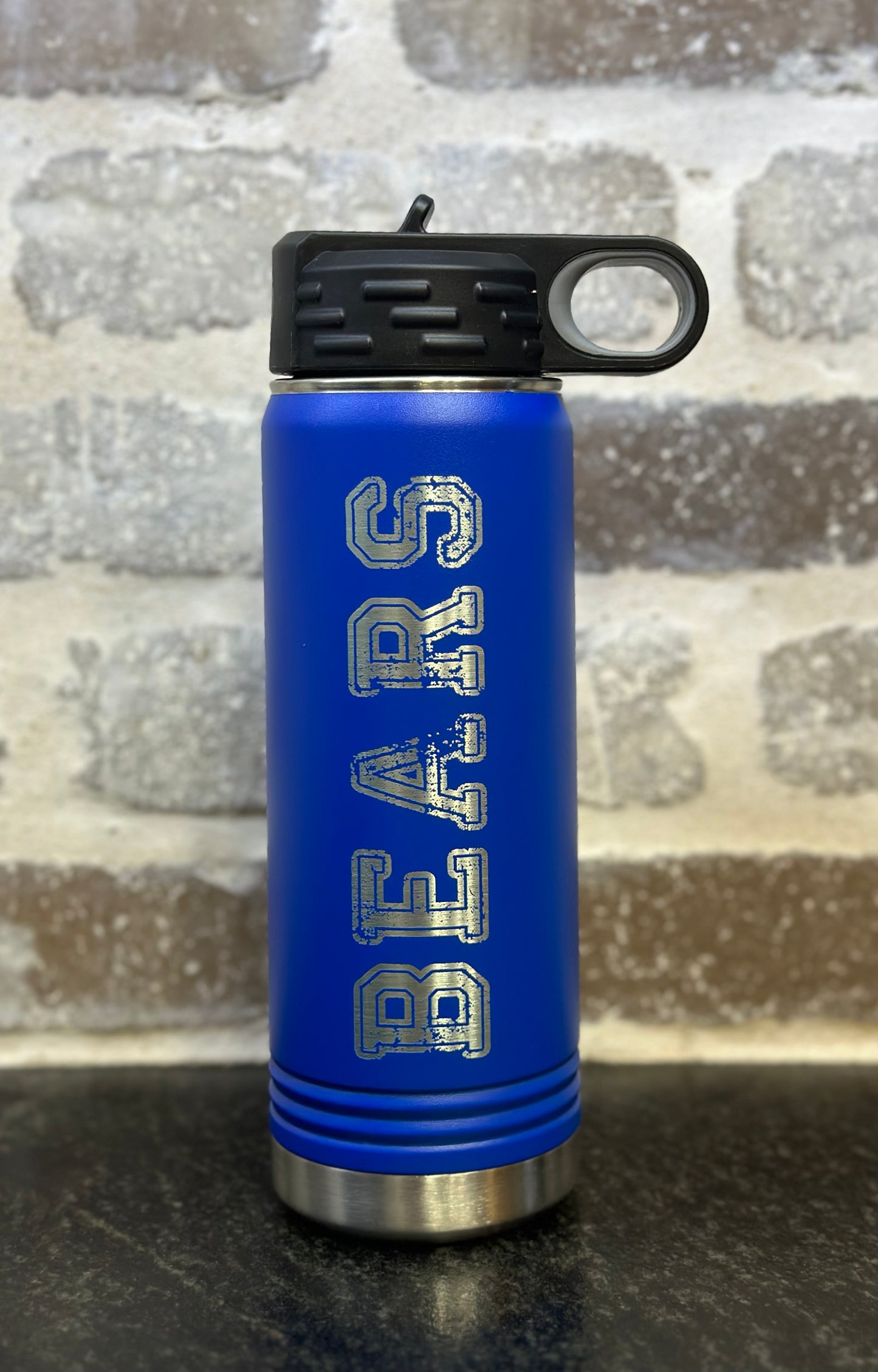 Water Bottle with Straw - Engraved/Personalized - Polar Camel