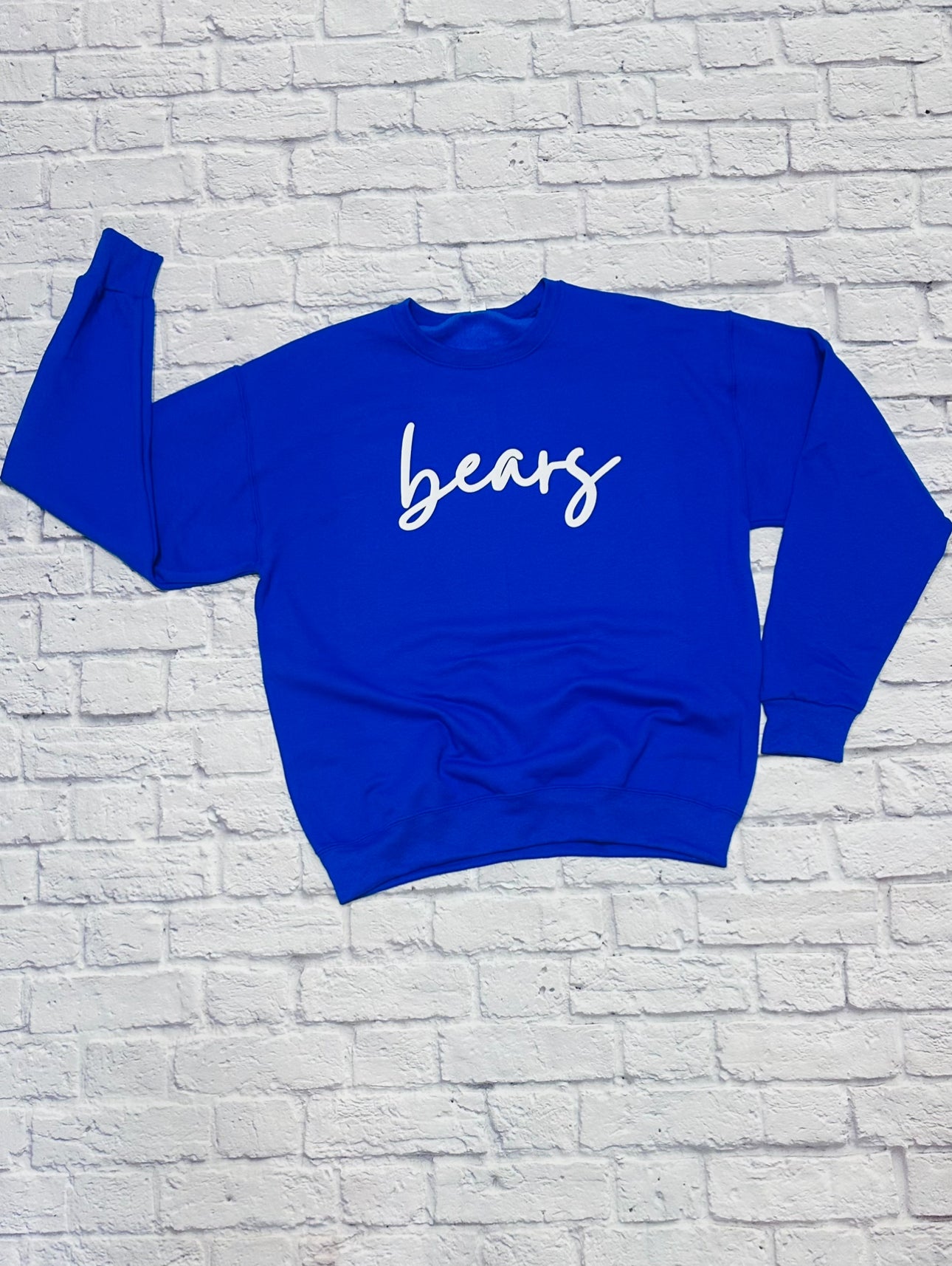 Simply a Bears Fan - Puff Design - Long Sleeve - Sweatshirt