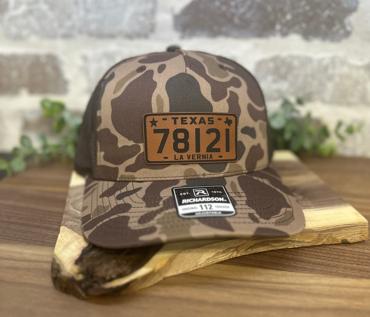 Zip Code Texas License Plate  - Richardson 112 Cap - OSFM