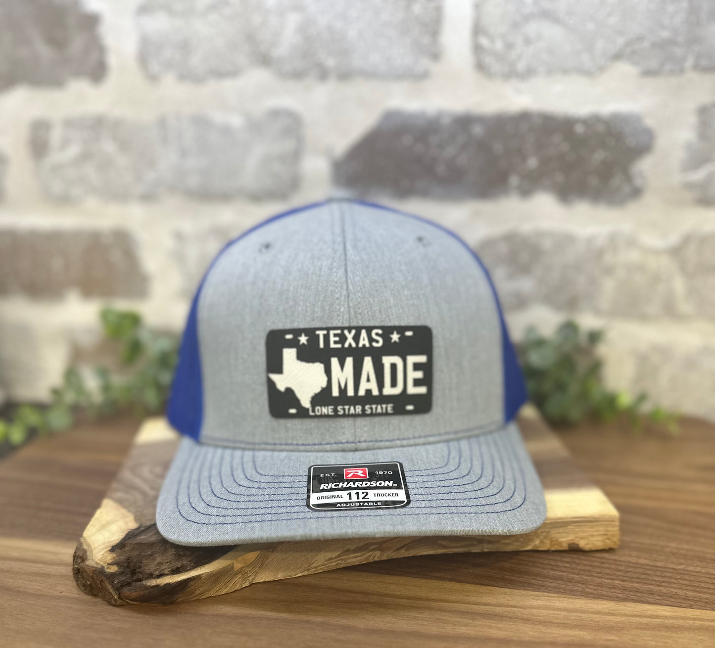 Texas Made License Plate  - Richardson 112 Cap - OSFM