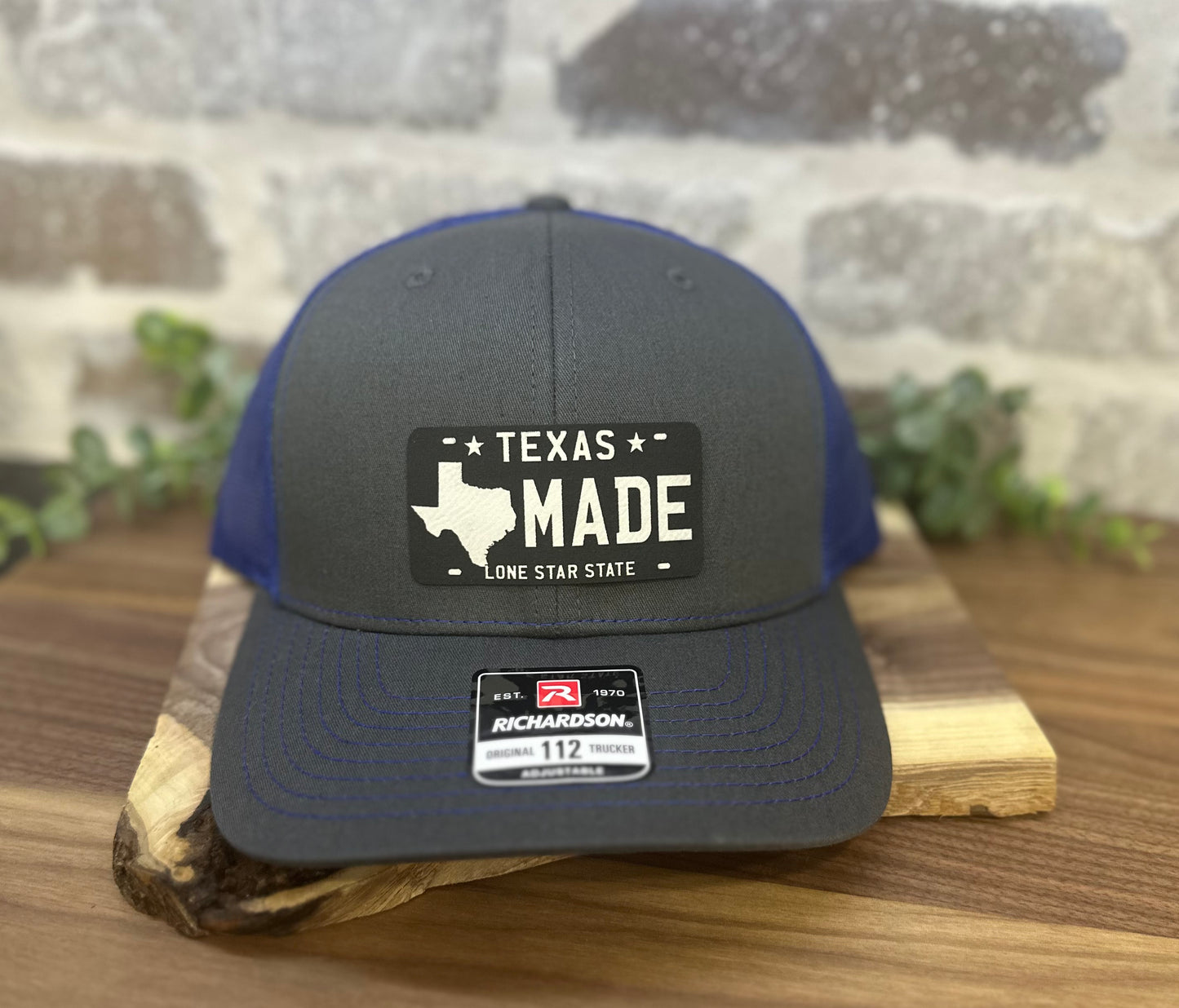 Texas Made License Plate  - Richardson 112 Cap - OSFM