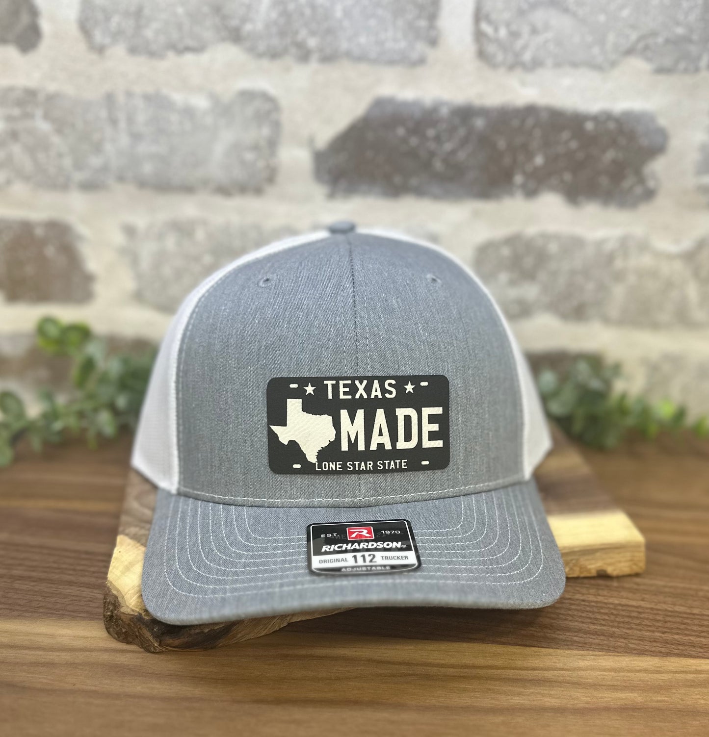 Texas Made License Plate  - Richardson 112 Cap - OSFM