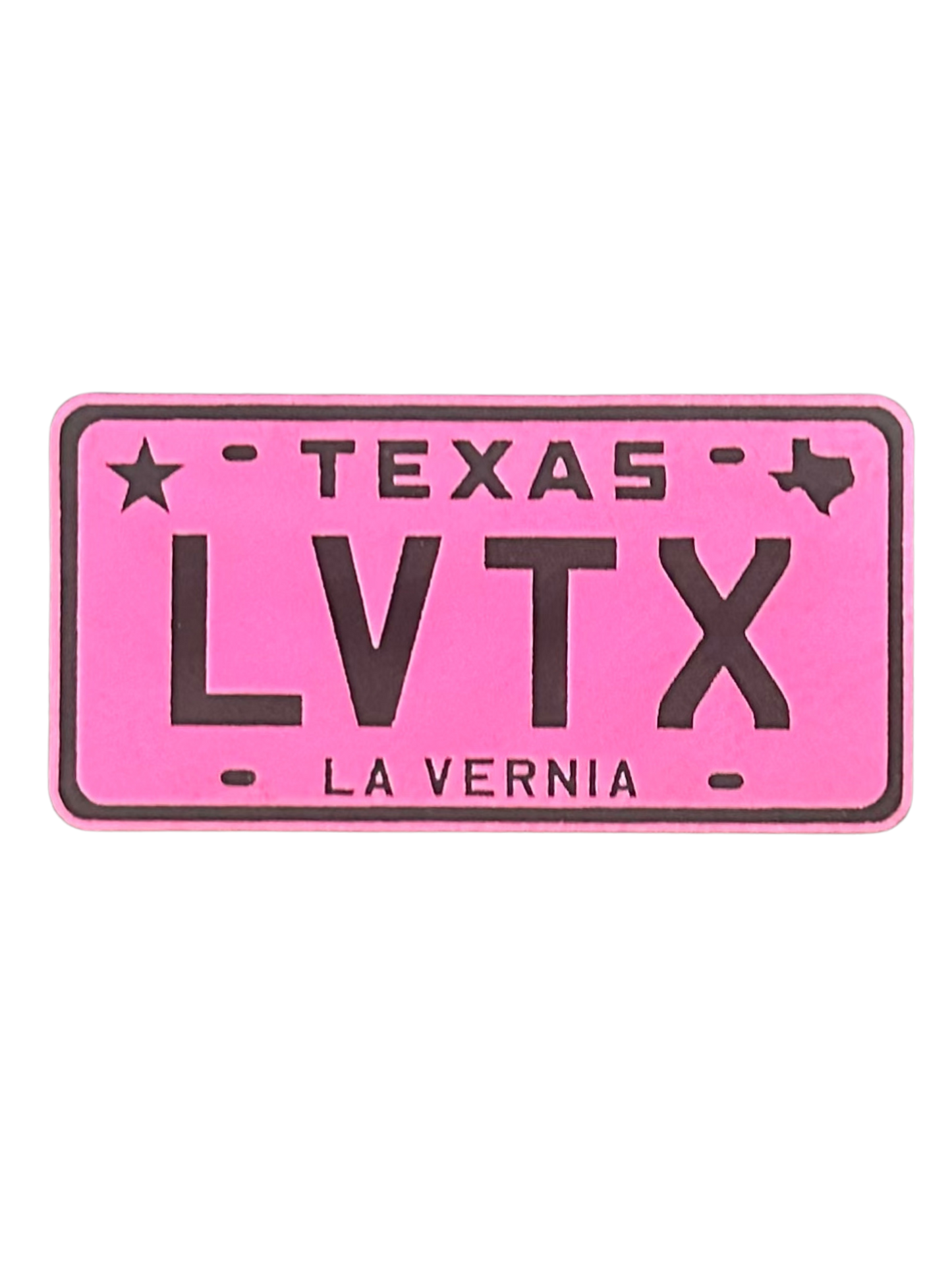 LV TX License Plate  - Richardson 112 Cap - OSFM - 3 Design Options