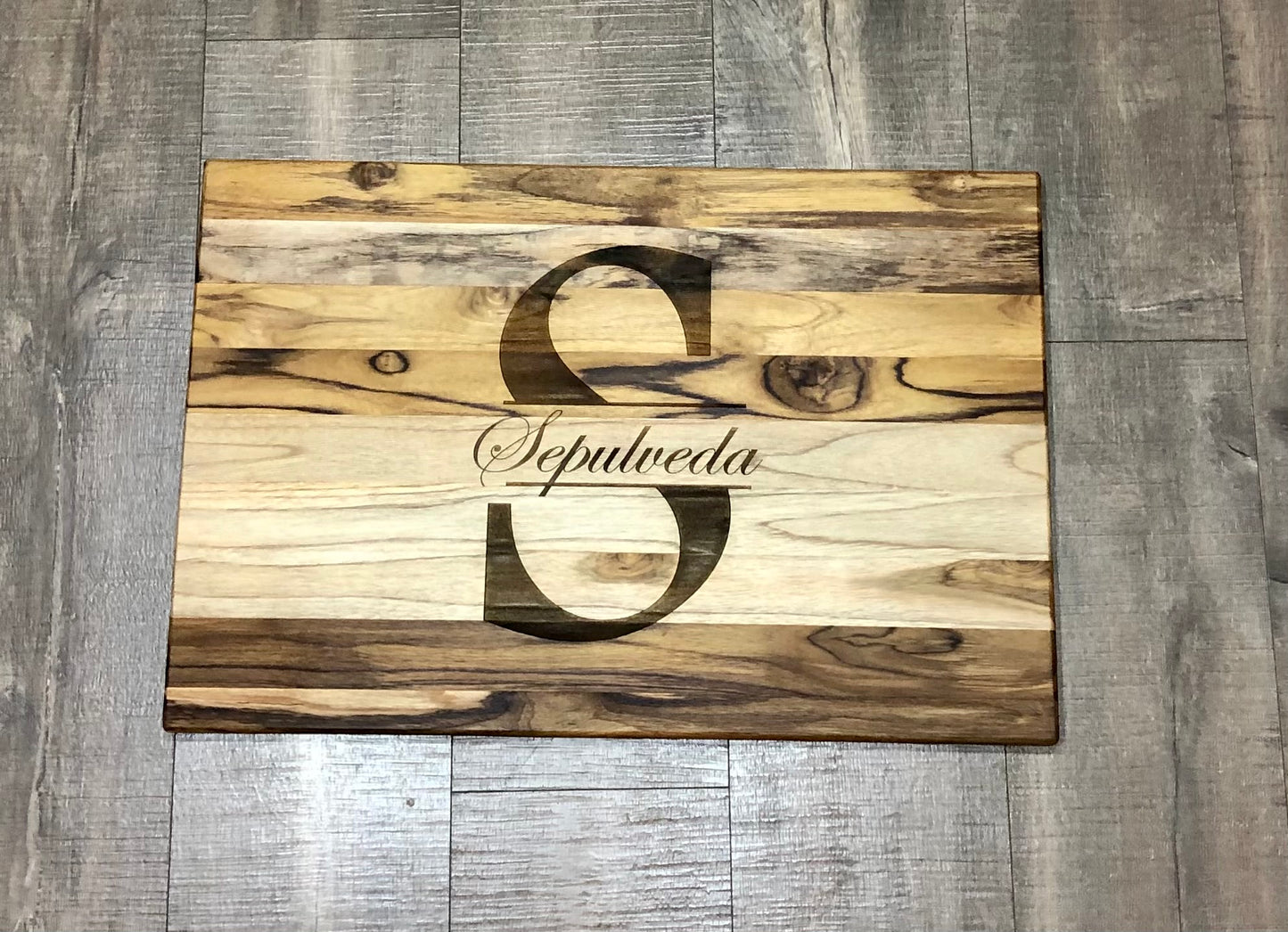 Teak Personalized XL Brisket Cutting Board - 16” x 24”