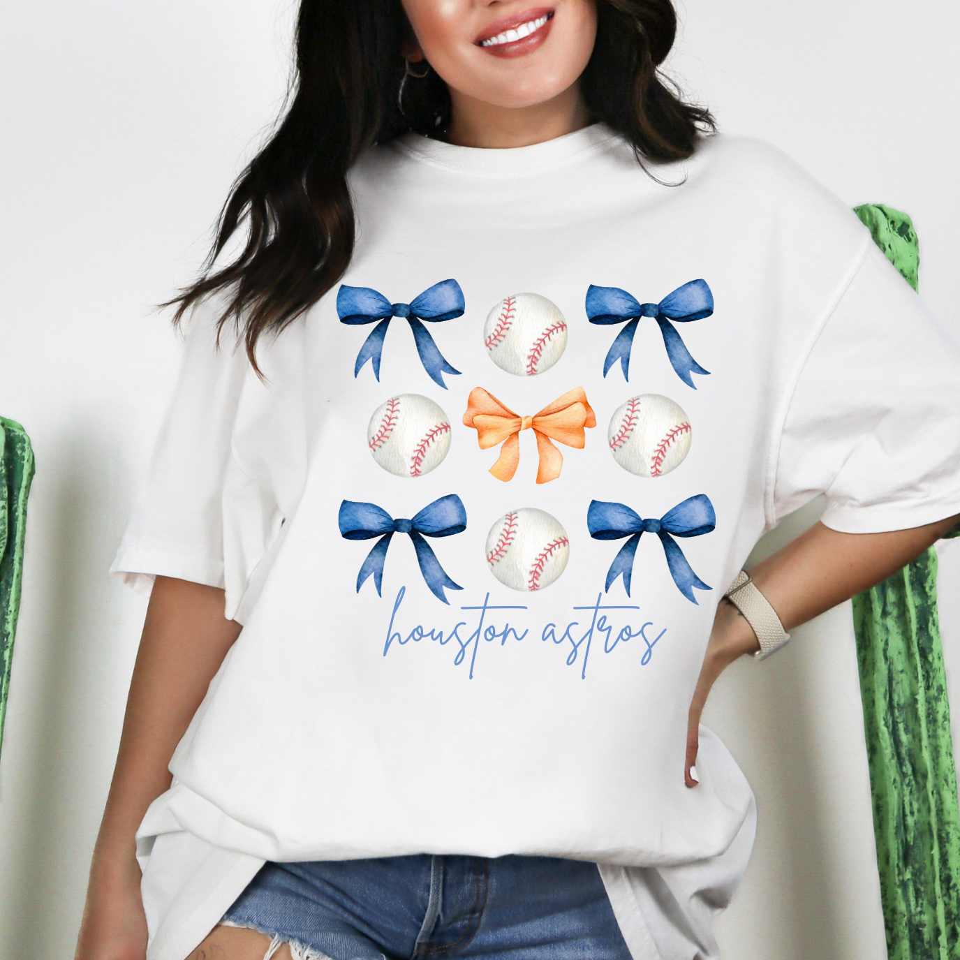 Bows & Baseball - Comfort Colors Tee