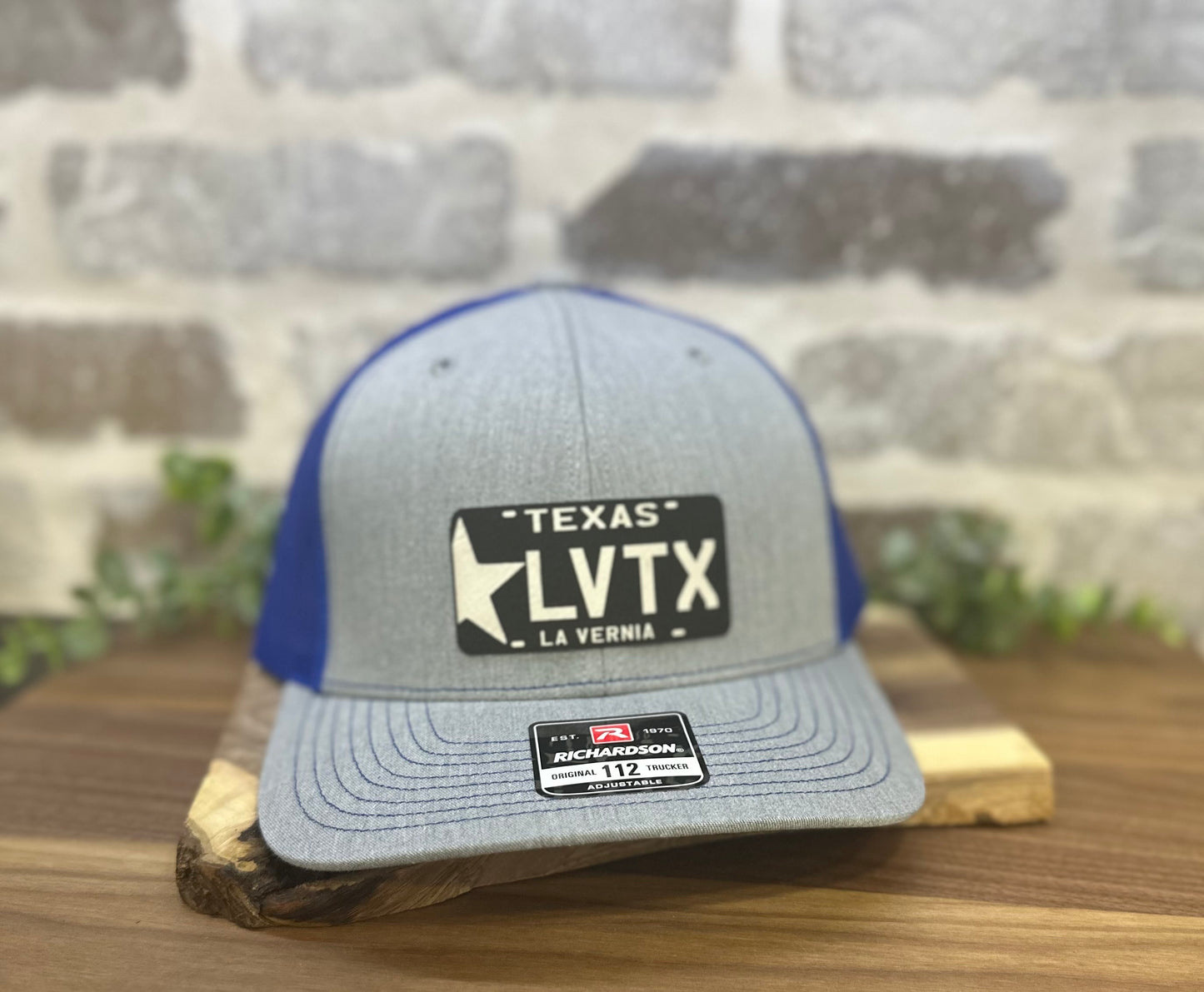 LV TX License Plate  - Richardson 112 Cap - OSFM - 3 Design Options