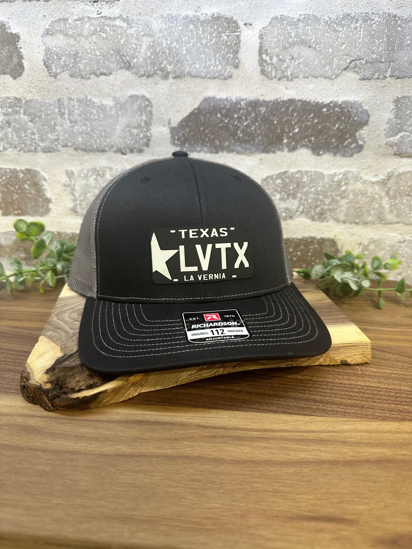 LV TX License Plate  - Richardson 112 Cap - OSFM - 3 Design Options